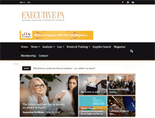 Tablet Screenshot of executivepa.com.au